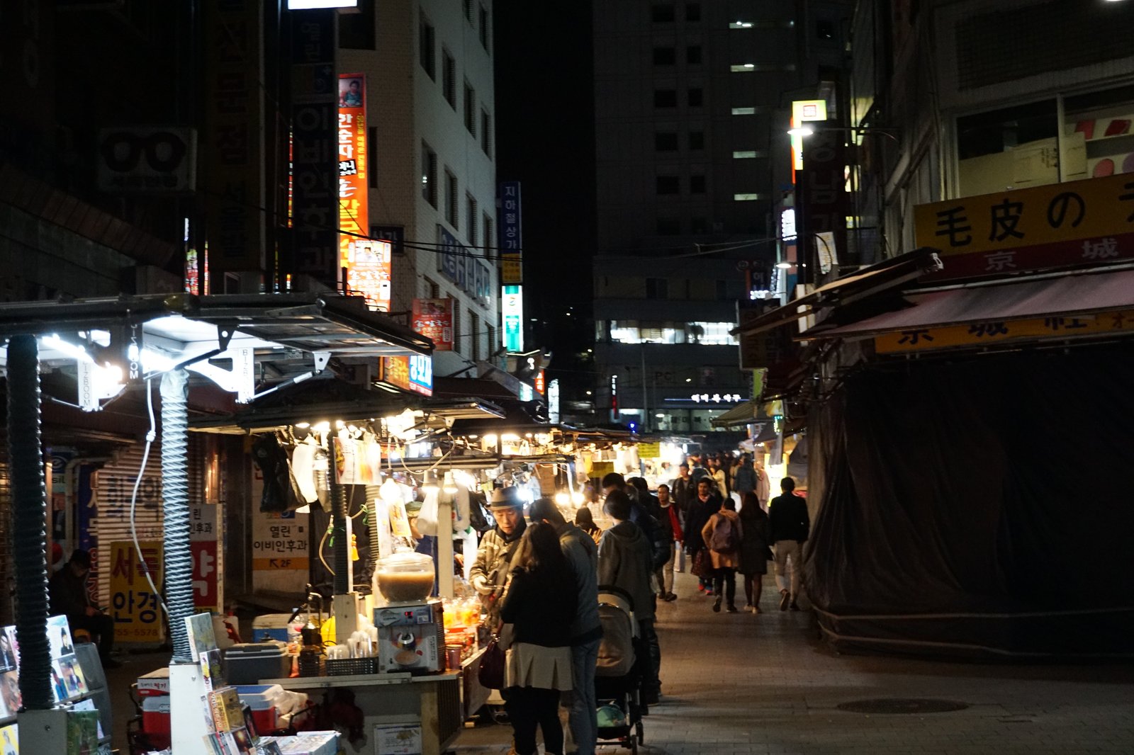 Namdaemun Market at night — Seoul's 24-hour traditional market still buzzing after dark