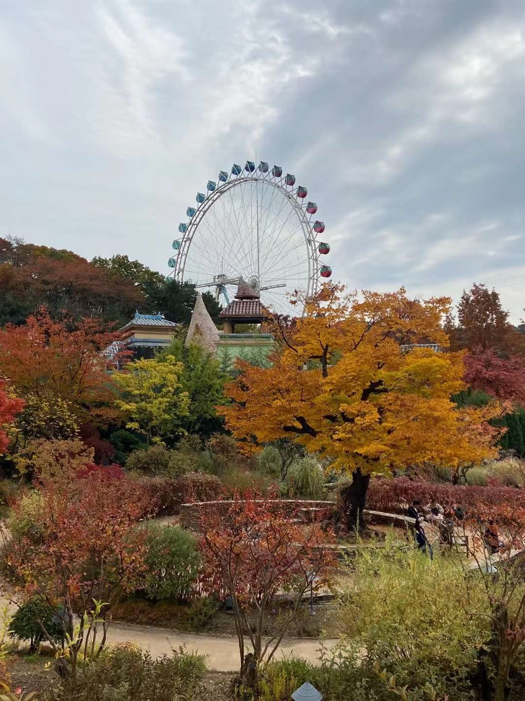 Ferris wheel at Everland theme park in Yongin, South Korea