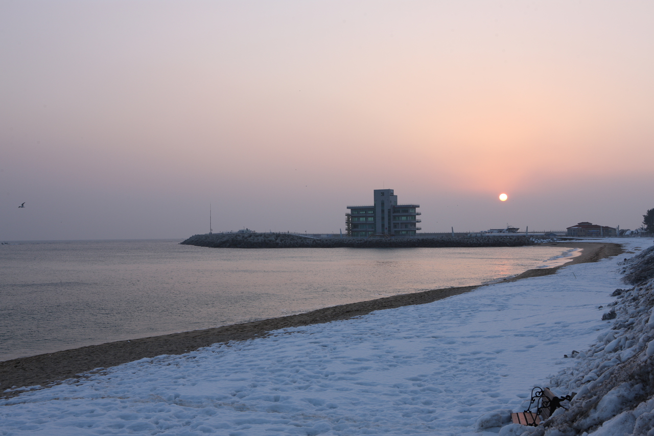 안목해변 커피거리 Anmok Beach Coffee Street, Gangneung, Gangwon