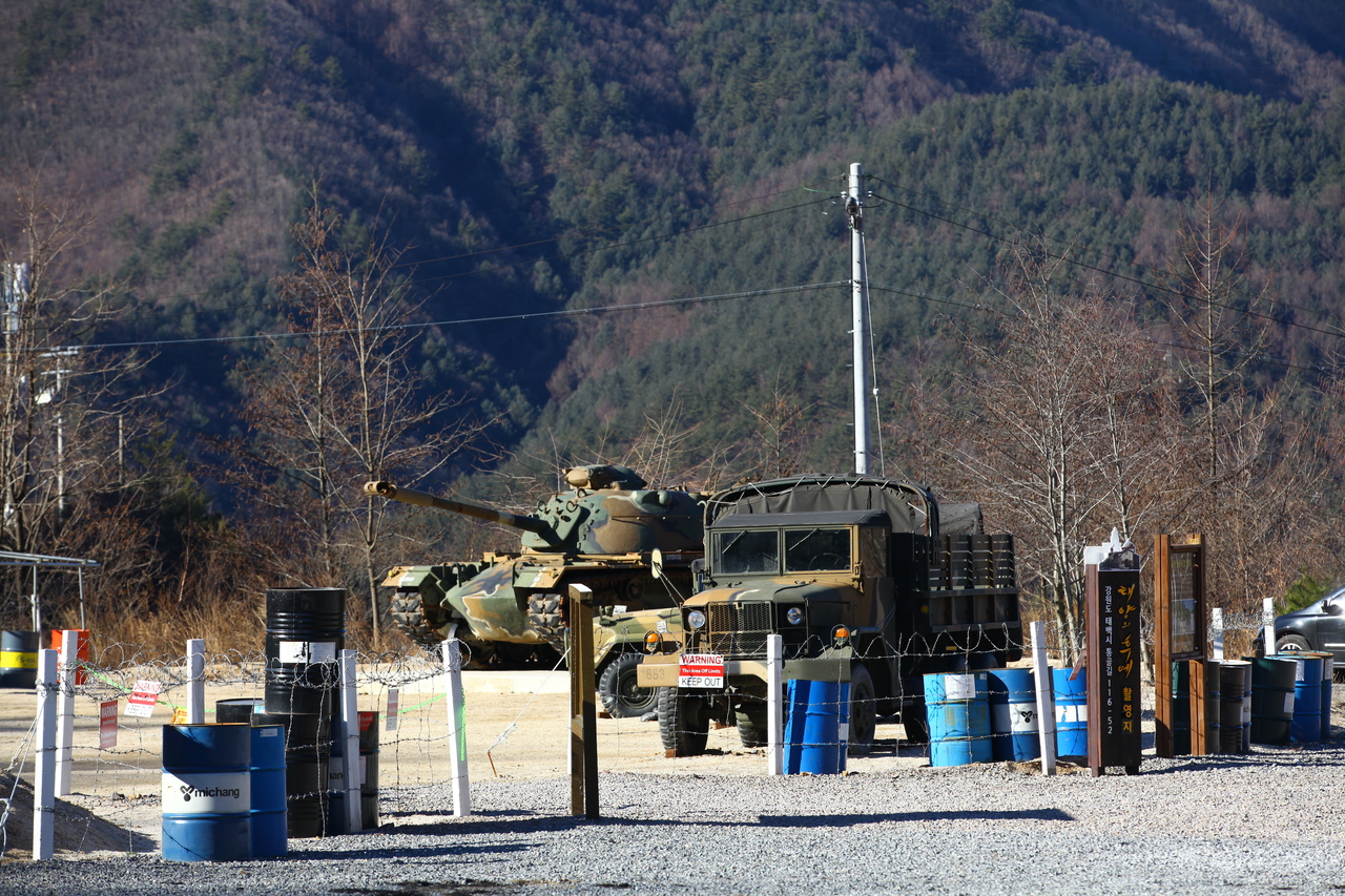 한보탄광 Hanbo Coal Mine Descendants of the Sun additional filming location, Gangwon, Korea