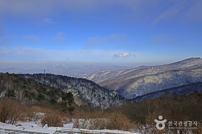 Taebaeksan National Park snow-covered scenery